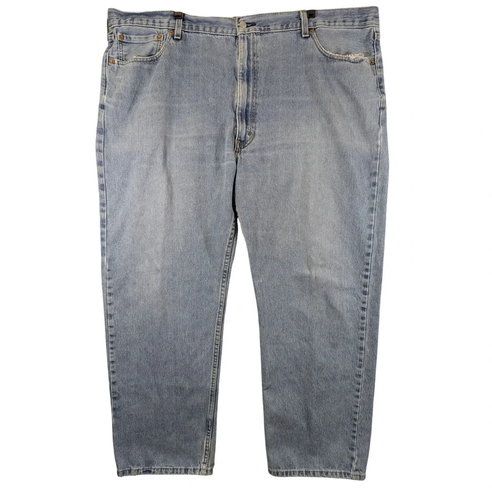 Levi's 505 Men's Jeans Size‎ 47X30.5 (Tag 48x32) Blue Regular Fit Straight Leg